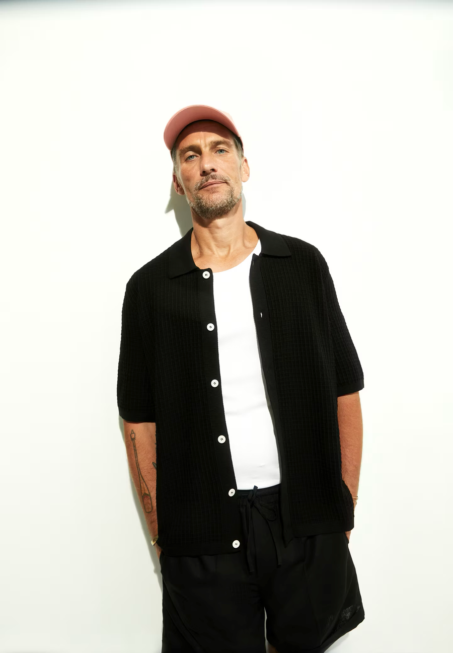 ARMEDANGELS Polo-Strickcardigan kurzarm EDUAARDO Organic Cotton