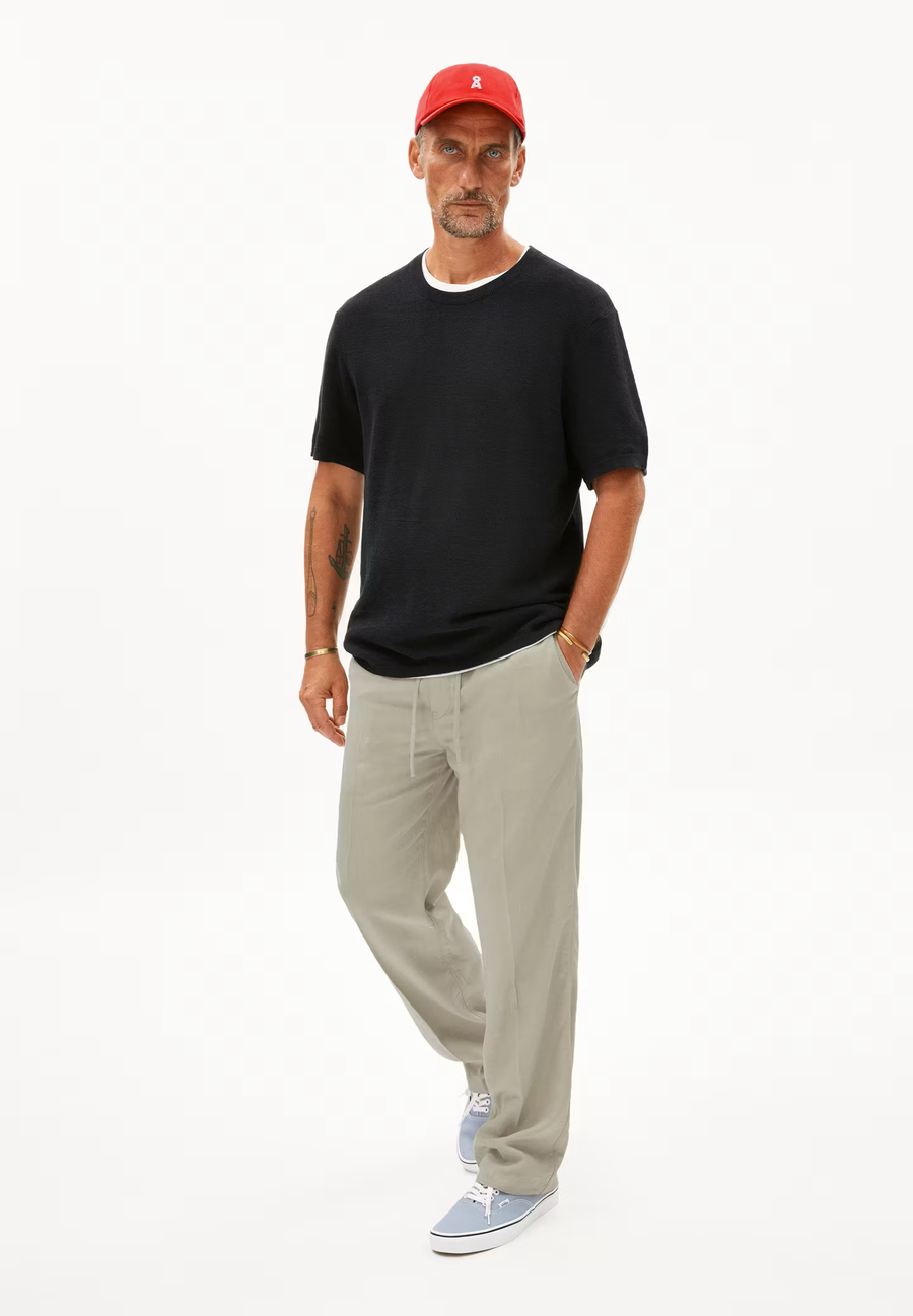 ARMEDANGELS Strickshirt ERWAAN LINO Organic Cotton Linen Mix