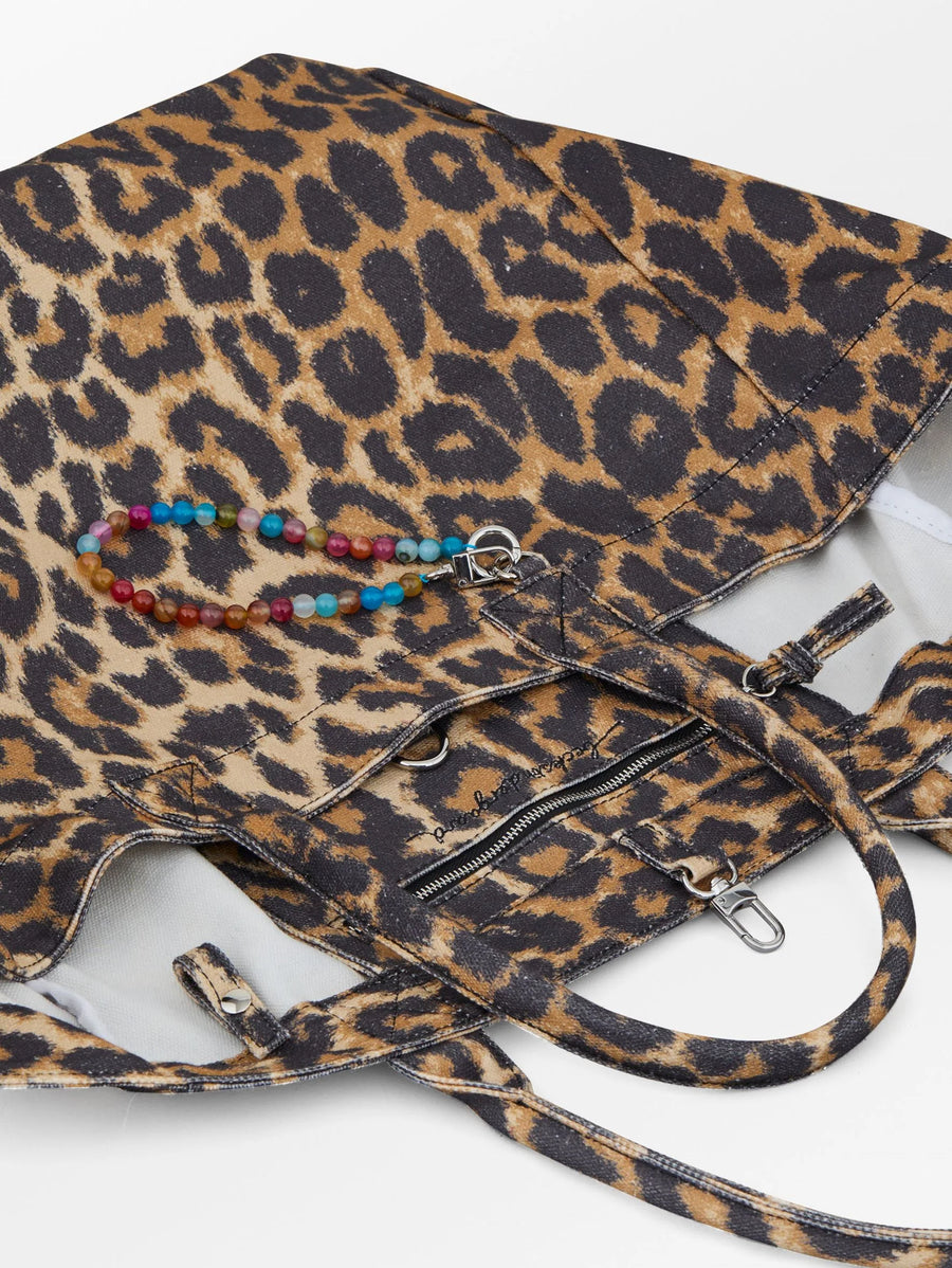 BECK SÖNDERGAARD Bag LEOPA CANVAS CAMILA Cotton