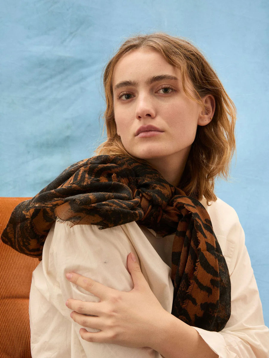BECK SÖNDERGAARD Schal TIGAREA WOO Wool