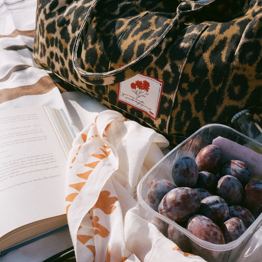 BECK SÖNDERGAARD Bag LEOPA CANVAS CAMILA Cotton