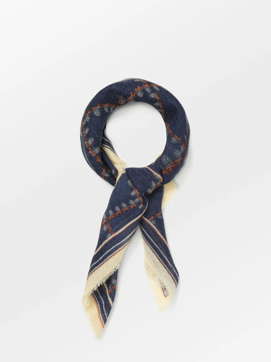 BECK SÖNDERGAARD Schal BROMBEERE WICA Wool Cashmere Blend