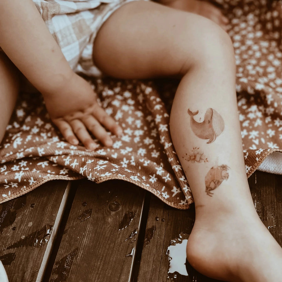 MRS. ERTHA Temporäre Tattoos für Kinder