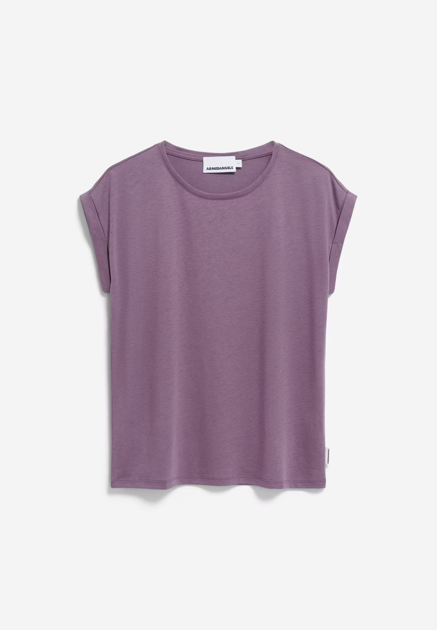 ARMEDANGELS T-Shirt JILAANA TENCEL™ Lyocell Organic Cotton Mix