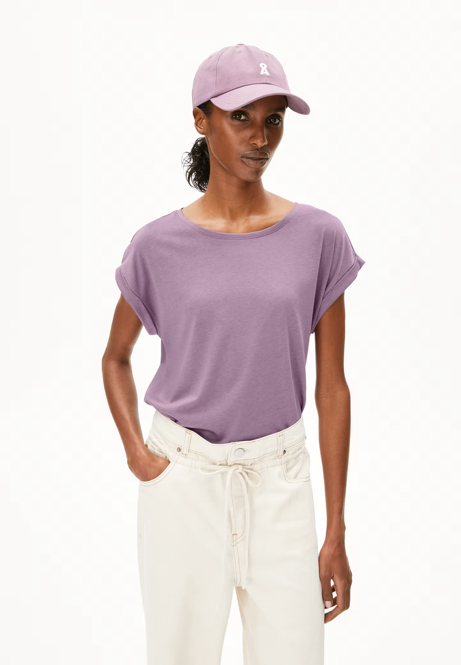 ARMEDANGELS T-Shirt JILAANA TENCEL™ Lyocell Organic Cotton Mix