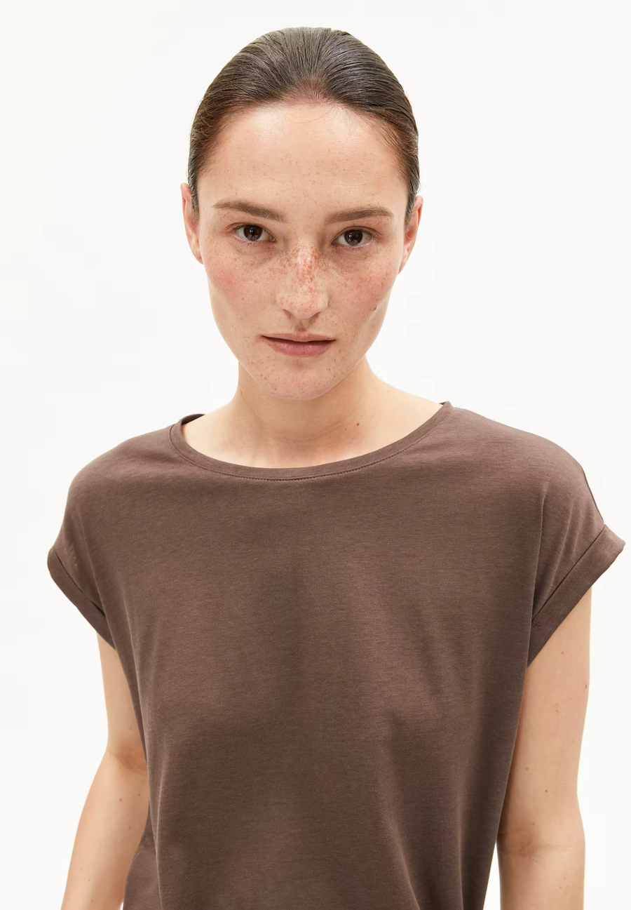 ARMEDANGELS T-Shirt JILAANA TENCEL™ Lyocell Organic Cotton Mix