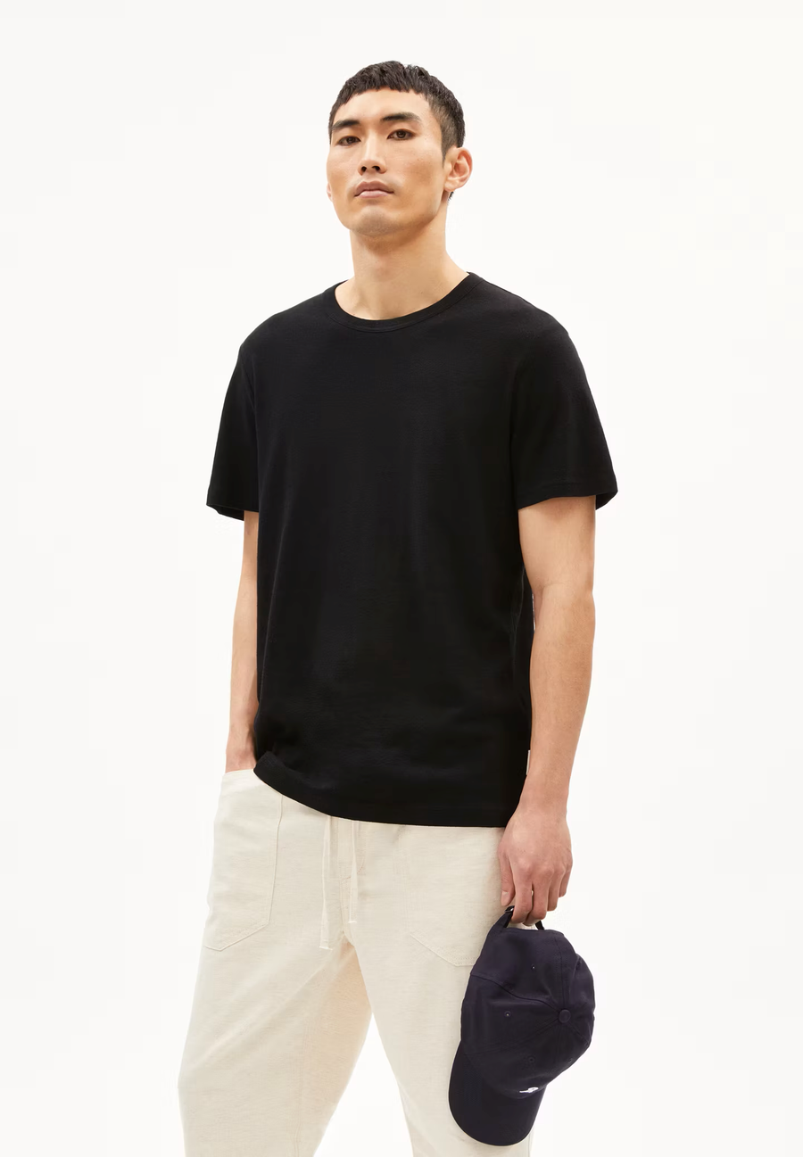ARMEDANGELS T-Shirt MAARKOS LINO Organic Cotton Linen Mix