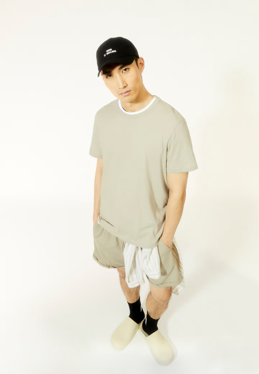 ARMEDANGELS T-Shirt MAARKOS LINO Organic Cotton Linen Mix