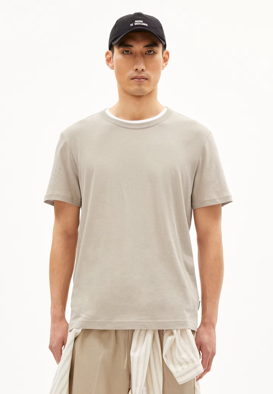 ARMEDANGELS T-Shirt MAARKOS LINO Organic Cotton Linen Mix