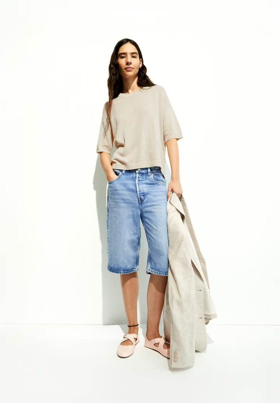 ARMEDANGELS Strickshirt LIZAA LINO Linen Mix