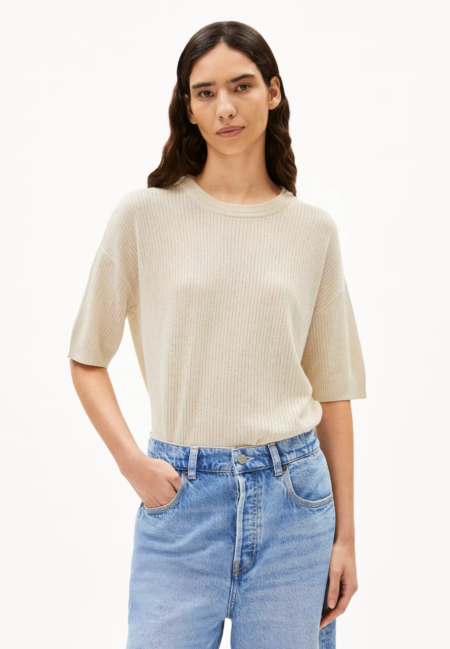 ARMEDANGELS Strickshirt LIZAA LINO Linen Mix