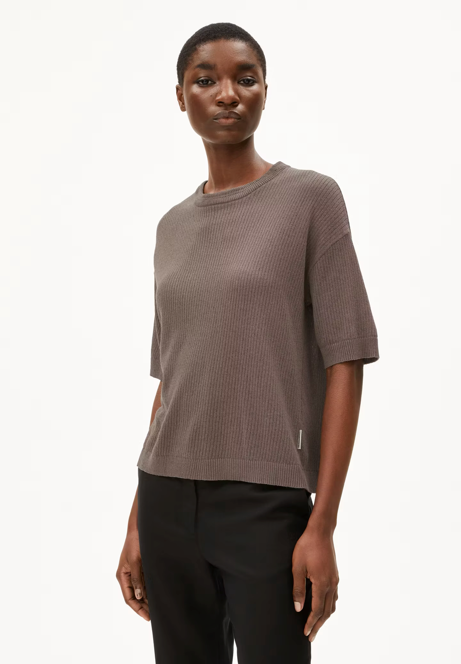 ARMEDANGELS Strickshirt LIZAA LINO Linen Mix