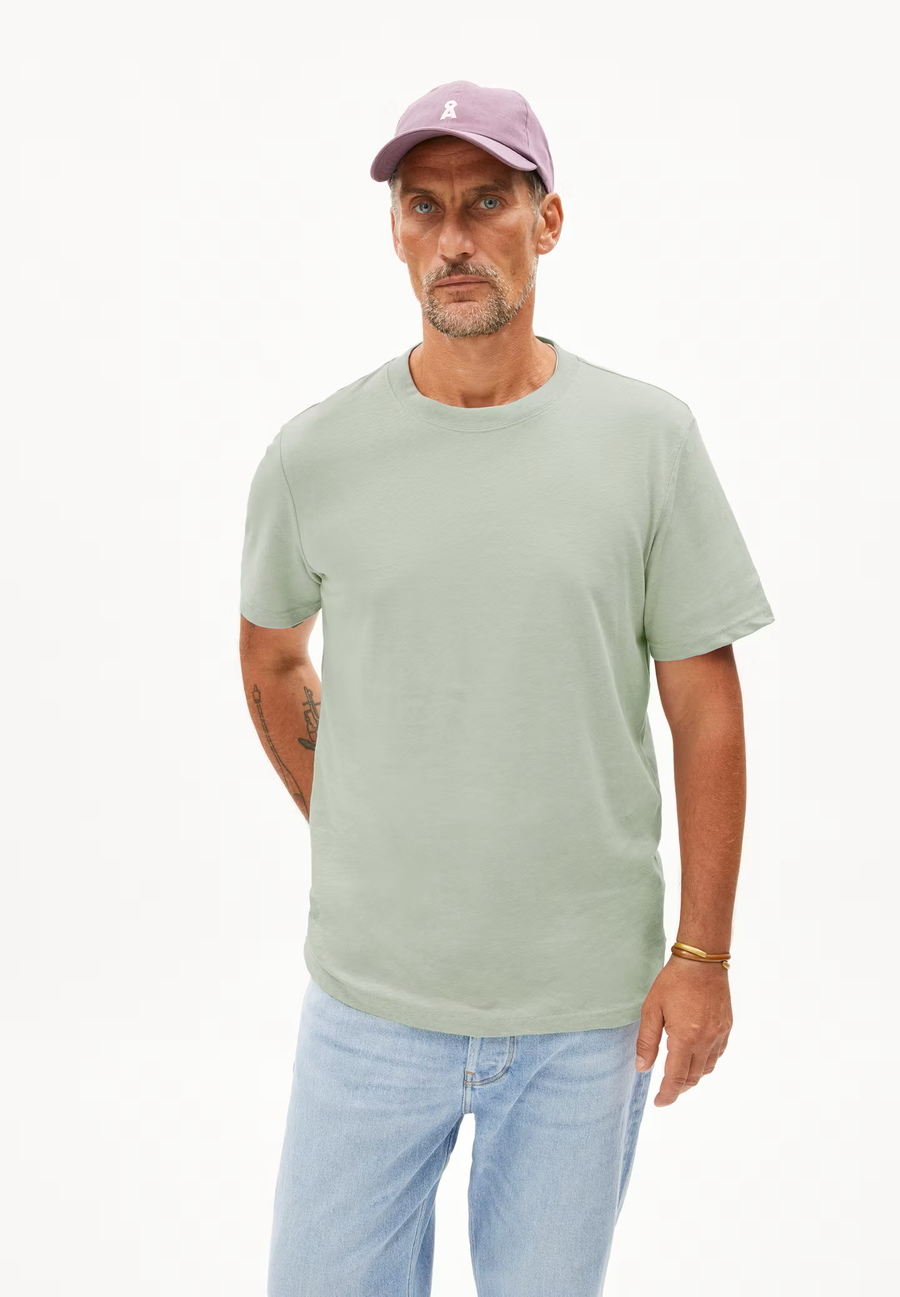 ARMEDANGELS T-Shirt MAARKOS LINO Organic Cotton Linen Mix