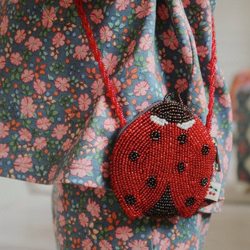 Konges Sløjd Perlen-Schultertasche LADYBUG