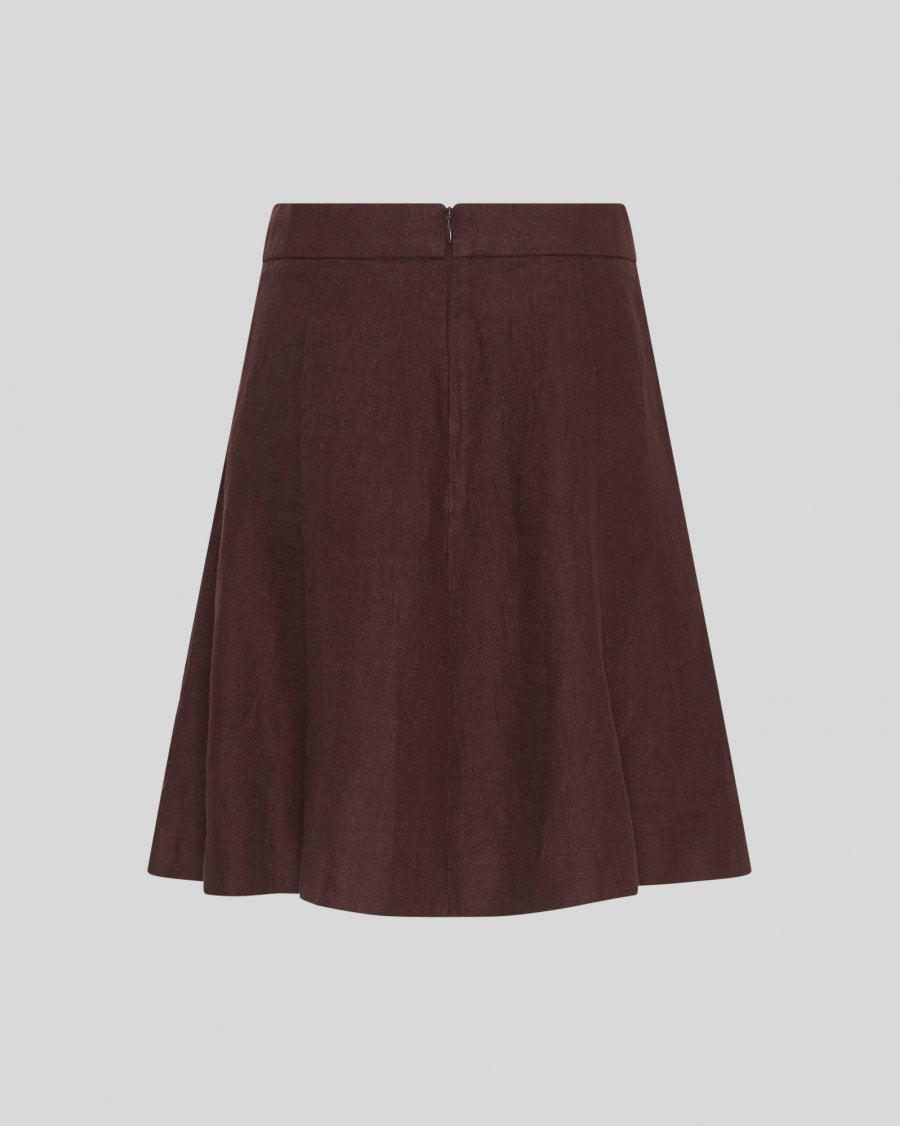 MOSS COPENHAGEN Minirock NAIRA CLARITTA Linen