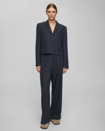 MOSS COPENHAGEN Hose PENNIE GINIA Linen Cotton Mix