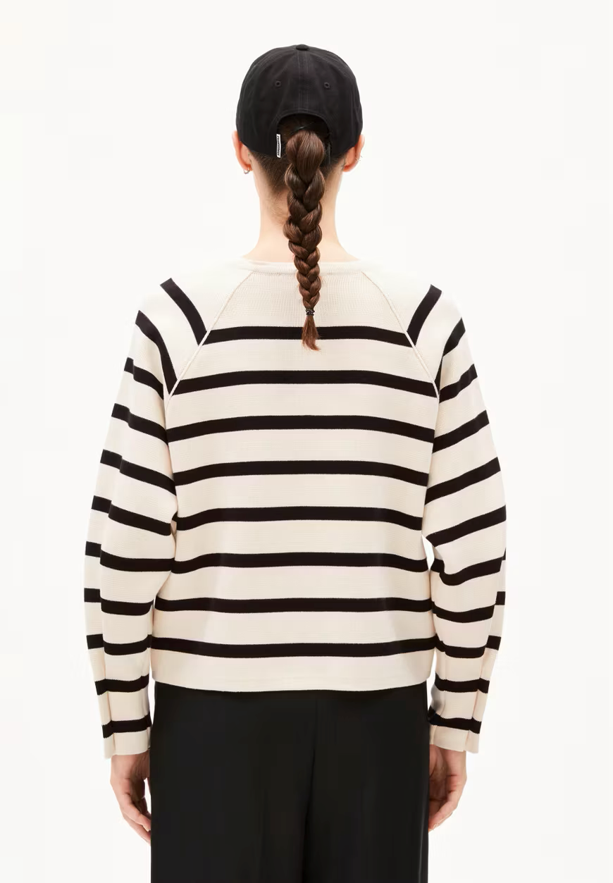 ARMEDANGELS Sweatjacke NAADJA STRIPES Organic Cotton