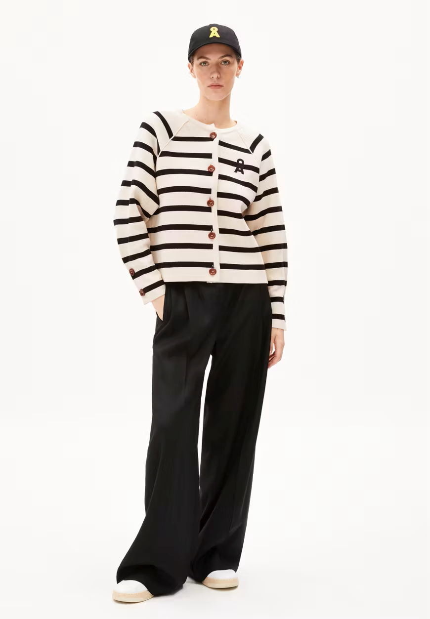 ARMEDANGELS Sweatjacke NAADJA STRIPES Organic Cotton