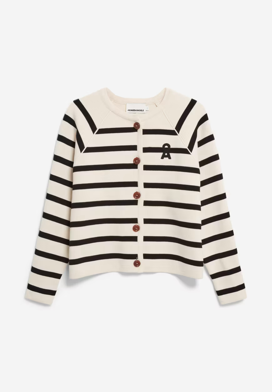 ARMEDANGELS Sweatjacke NAADJA STRIPES Organic Cotton