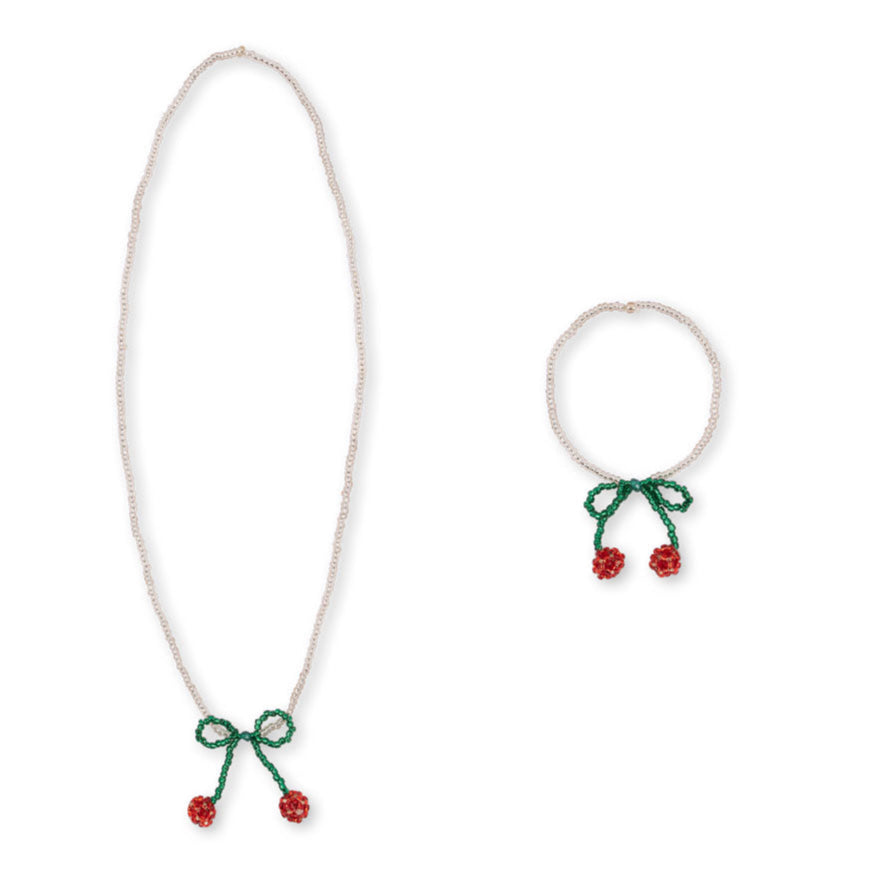 Konges Sløjd Perlenkette und Armband-Set