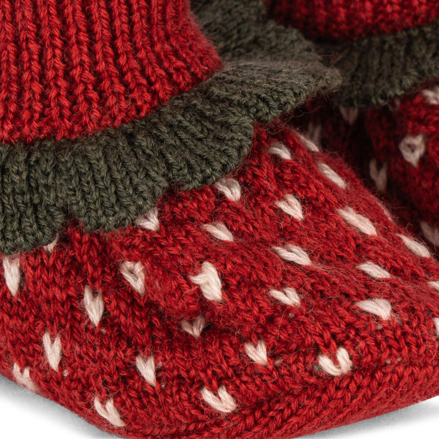 Konges Sløjd Babysocken STRAWBERRY Merino Wool