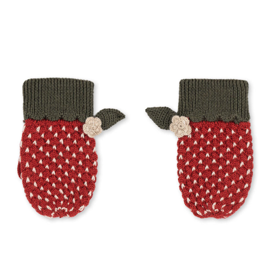 Konges Sløjd Fäustlinge STRAWBERRY Merino Wool