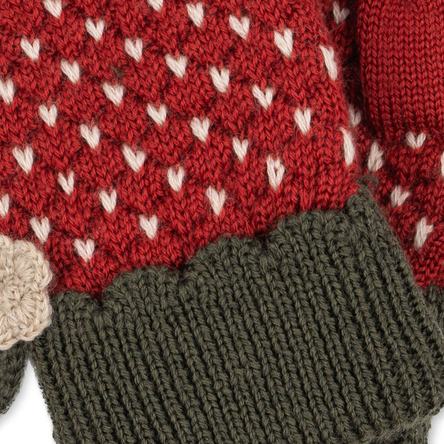 Konges Sløjd Fäustlinge STRAWBERRY Merino Wool