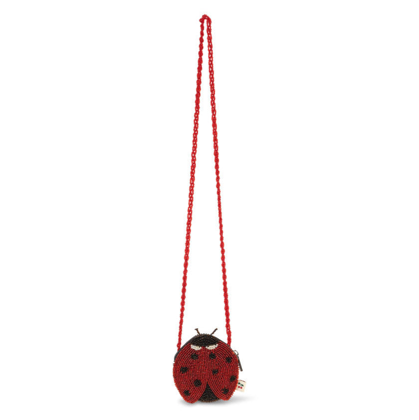 Konges Sløjd Perlen-Schultertasche LADYBUG