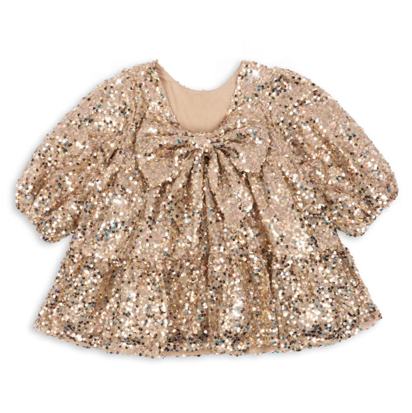 Konges Sløjd Pailletten-Kleid LILA