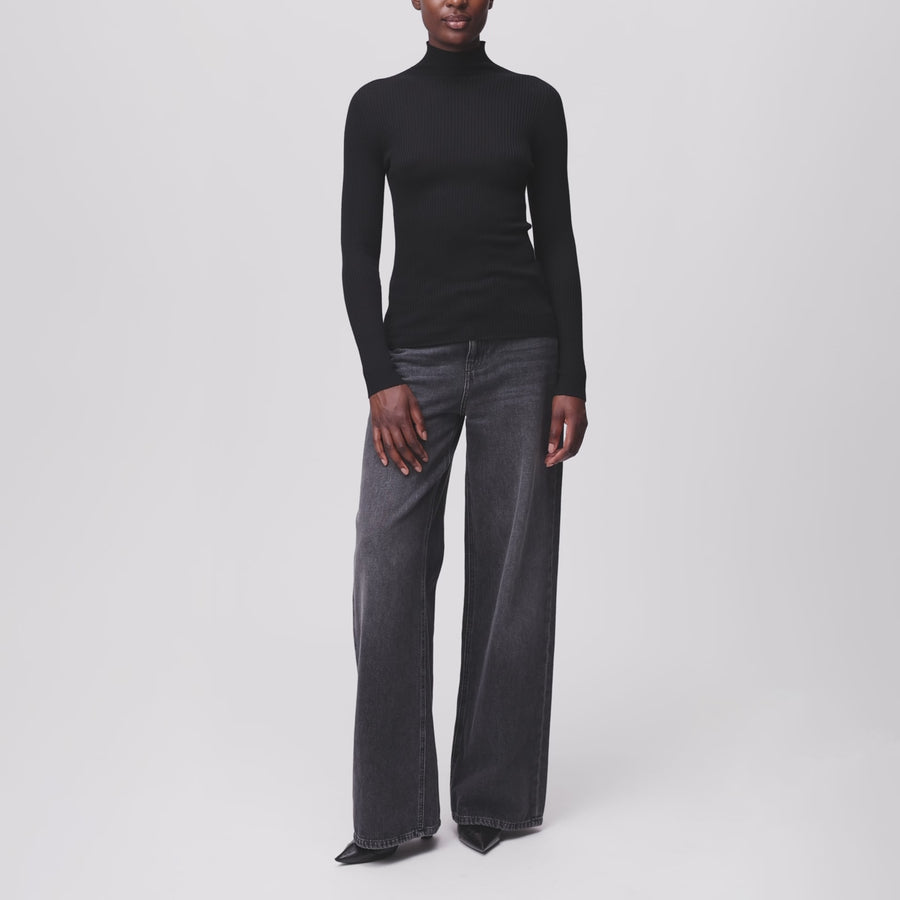 DRYKORN Rollkragenpullover INARI Wool Acetate Mix