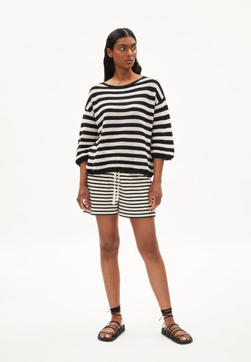 ARMEDANGELS Pullover RATHAA STRIPED recycled Leinen & Viscose