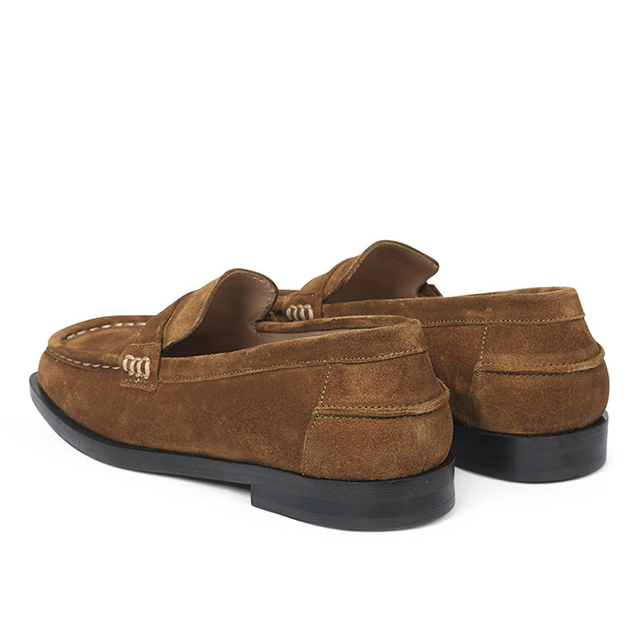 Angulus Wpman Loafers Suede Leather
