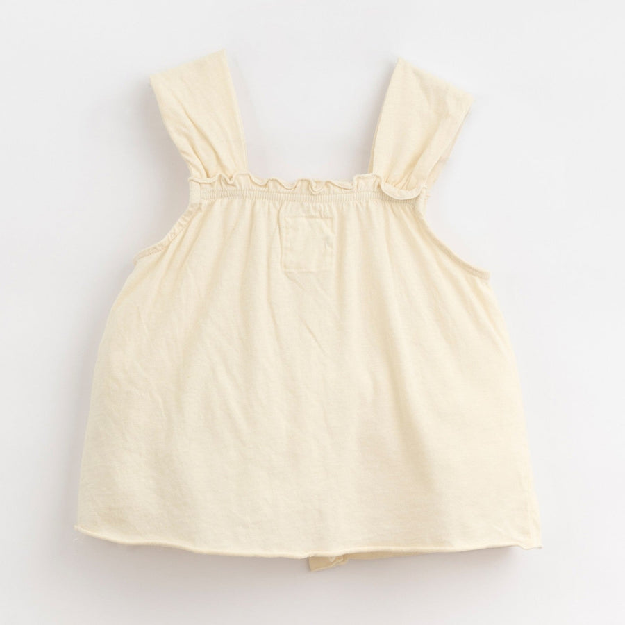 Play Up Top mit Kokos Knöpfe Organic Cotton/ Leinen