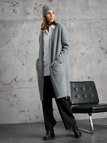 ANGOOR Long Cardigan GILL Merino Wool Cashmere Touch