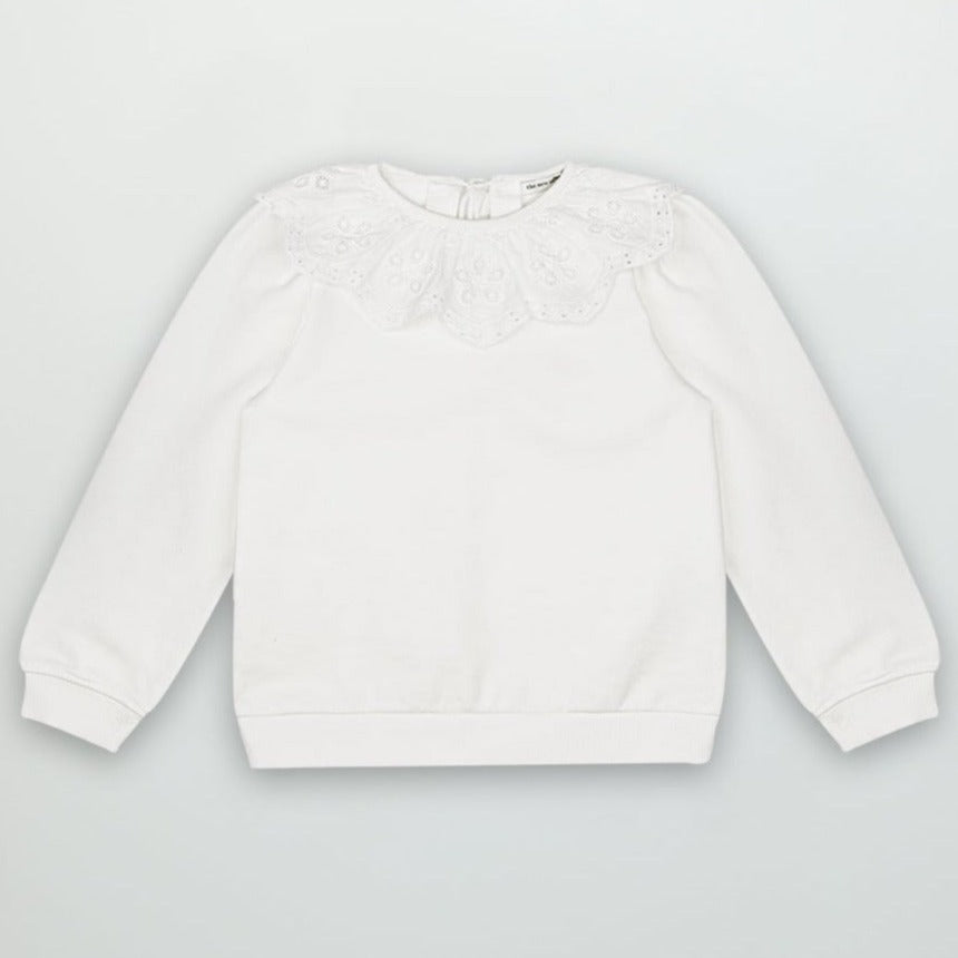 The New Society Sweatshirt Catarina mit Kragen