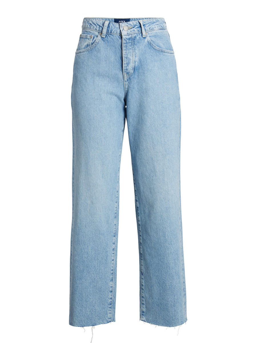 JJXX Loose Jeans Mid Waist JXSEVILLE LOOSE Cotton
