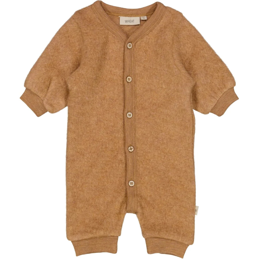 Wheat Fleece Overall Merino Wool