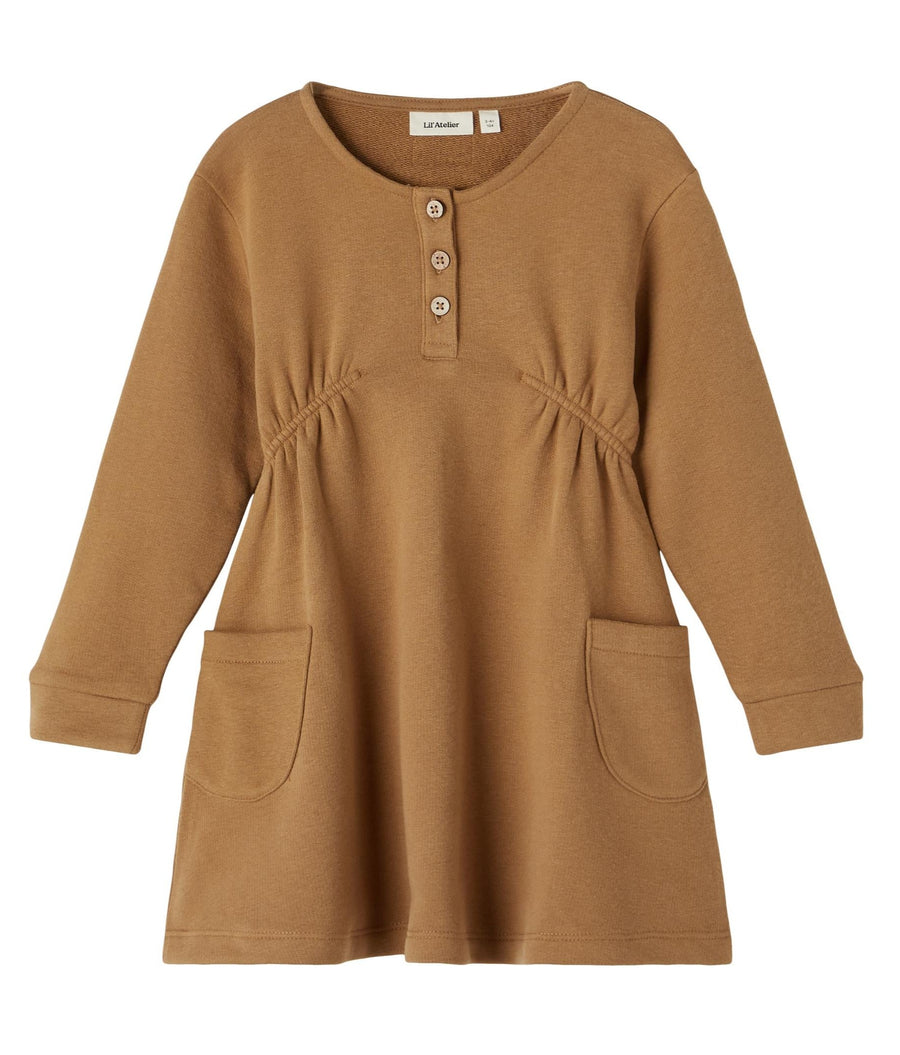 Lil`Atelier Sweat Kleid NMFELIPA langarm Organic Cotton