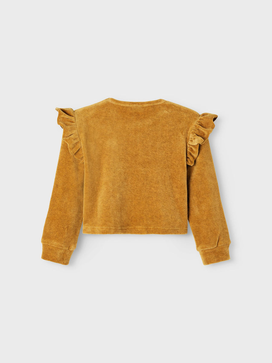 Lil`Atelier Sweatshirt Cropped NMFREBEL Organic Cotton