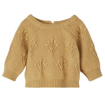 Lil`Atelier Baby Pullover NBFRUBINA Cotton/ Wolle