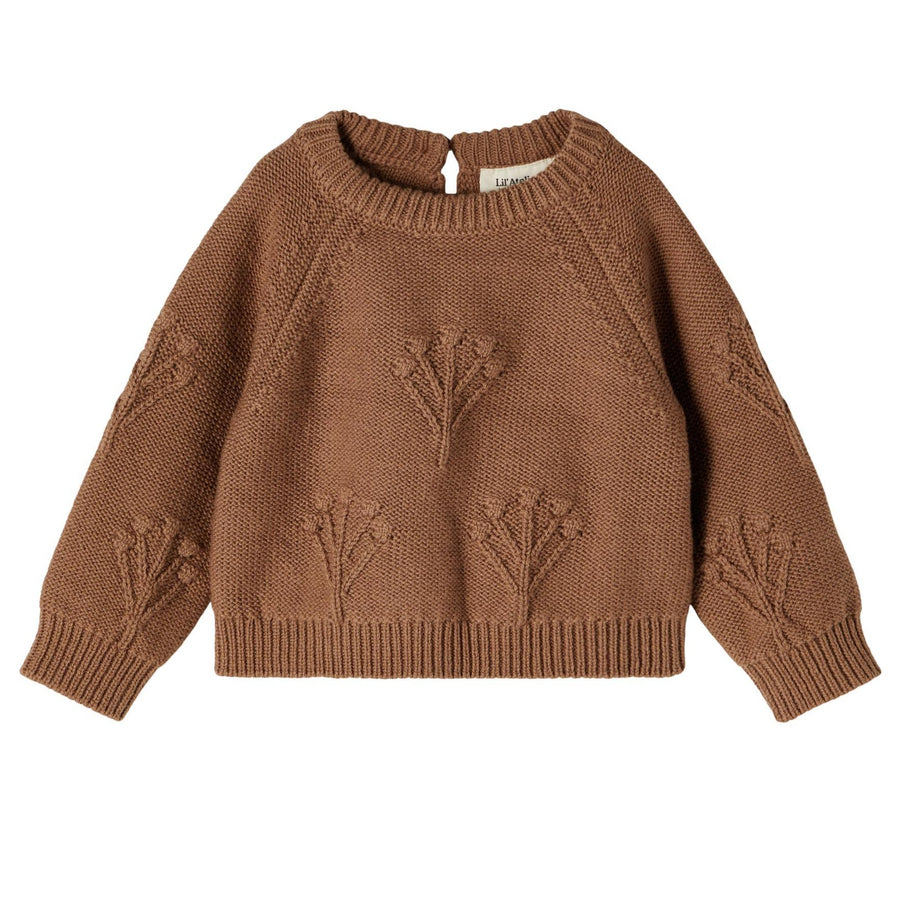 Lil`Atelier Baby Pullover NBFRUBINA Cotton/ Wolle