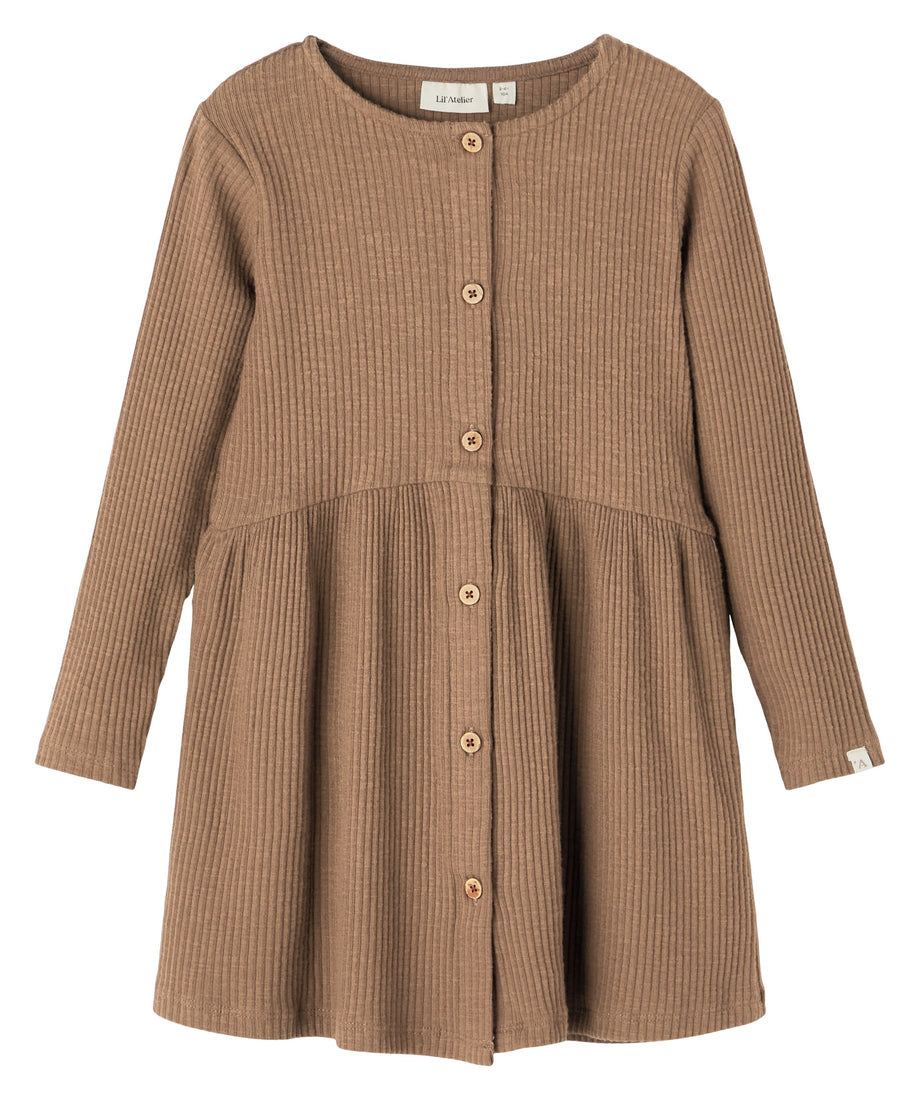 Lil`Atelier Jersey Kleid NMFRAJA langarm Organic Cotton