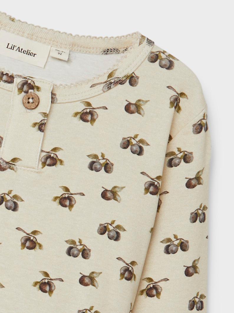 Lil`Atelier Jersey Kleid NMFGAYA langarm Organic Cotton & Modal