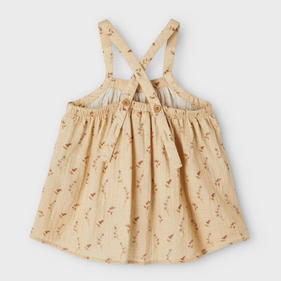 Lil`Atelier Kleid mit Straps NMFHELLA LOOSE Organic Cotton Musseline