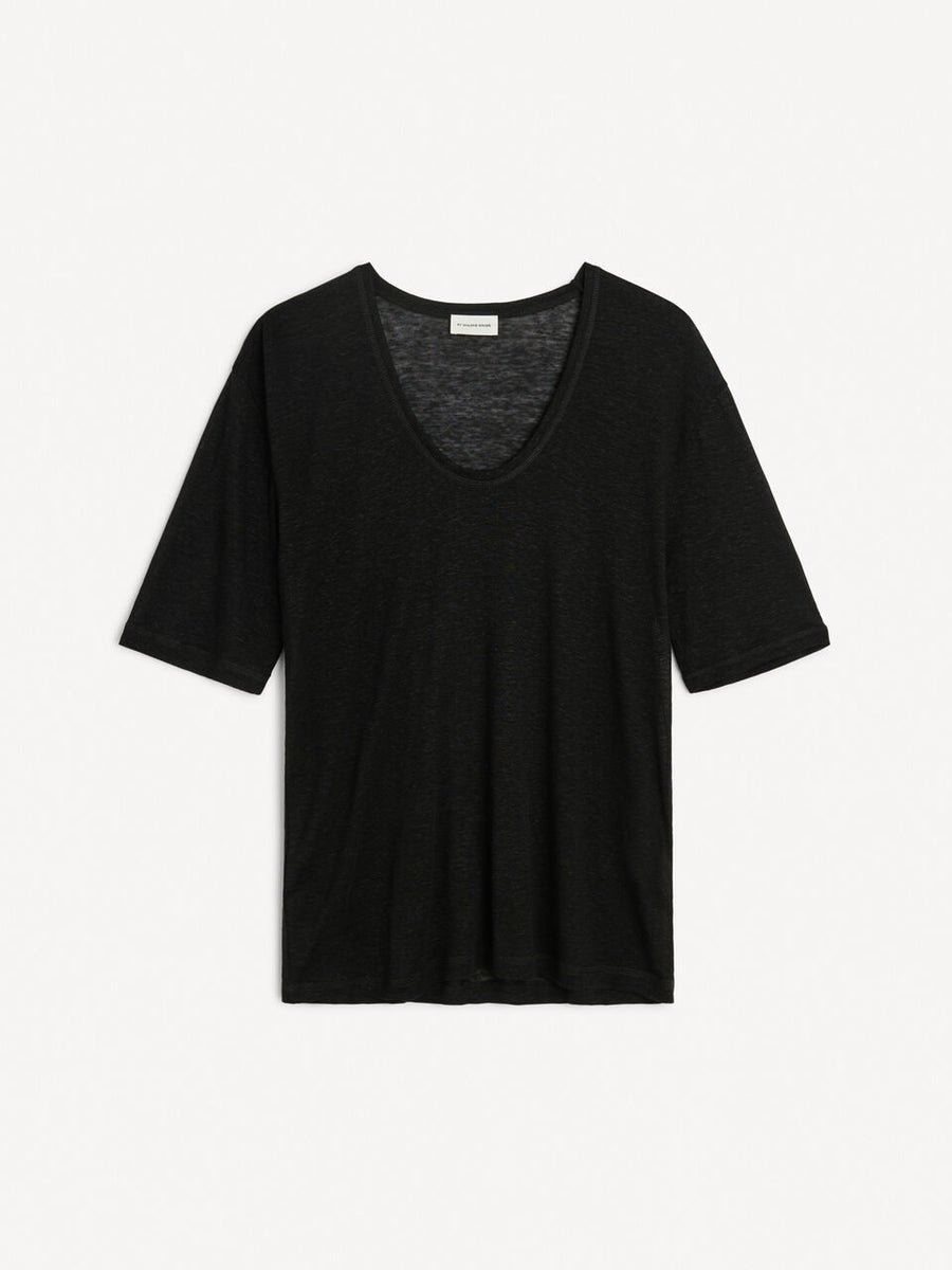 BY MALENE BIRGER T-Shirt AMARIGA Lyocell/ Leinen