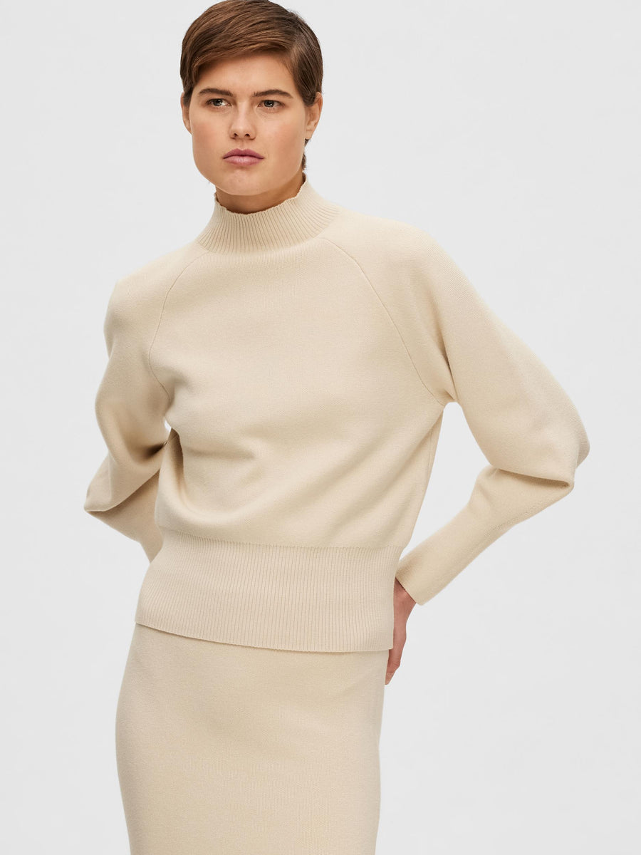 SELECTED FEMME Sweater SLFMERLE FYRIA HIGHNECK