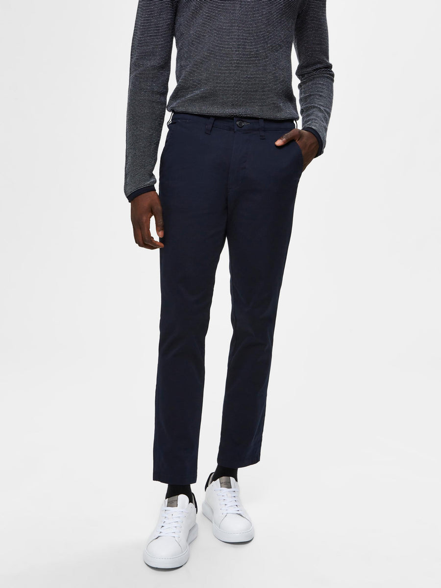 SELECTED HOMME Chino-Hosen SLHSLIM-MILES Organic Cotton