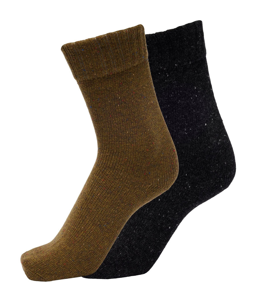 SELECTED HOMME Socken 2er-Pack SLHERIC Wolle