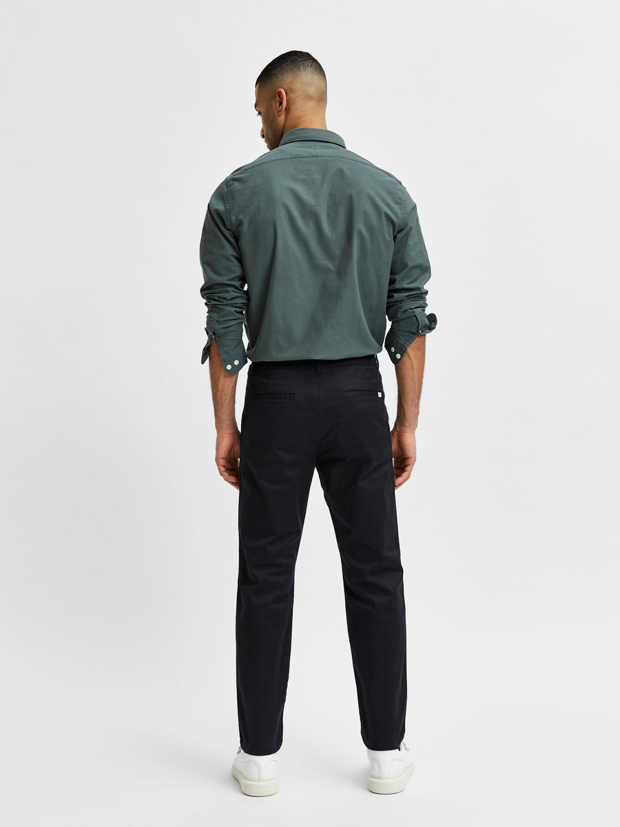 SELECTED HOMME Chinohosen SLHSLIM-BUCKLEY Organic Cotton