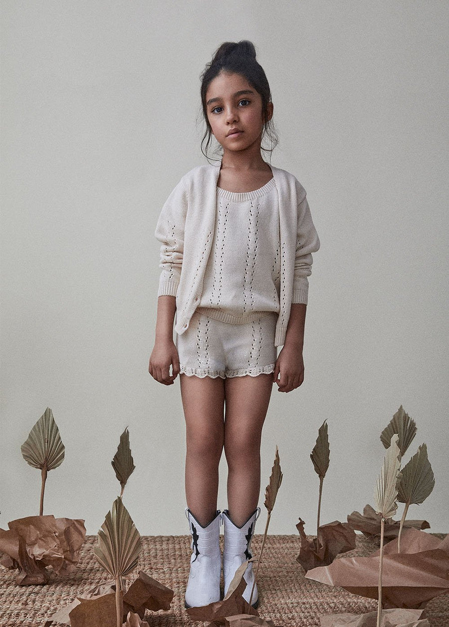 The New Society Shorts Alice gestrickt Organic Cotton